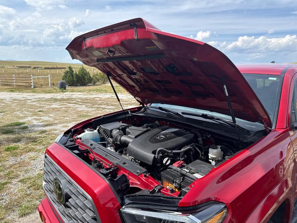 Spiker Engineering Hood Strut Kit For Tacoma (2005-2023) - Customer Photo From Arthur Welch