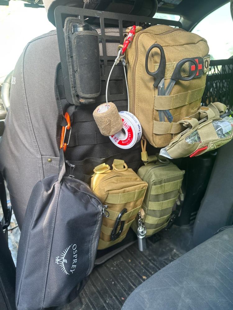 Molle Seat Back Cover - Customer Photo From Brad L.