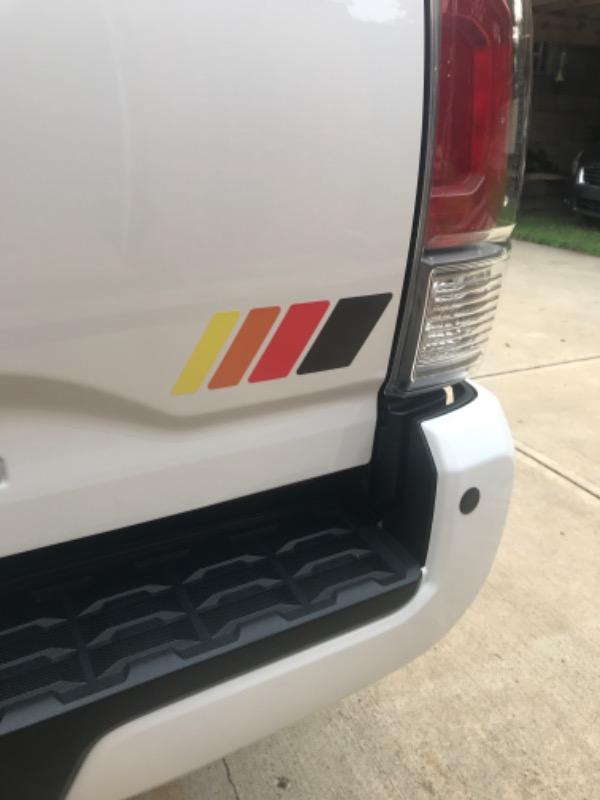 Taco Vinyl 4 Wave Decal - Customer Photo From Chris J.