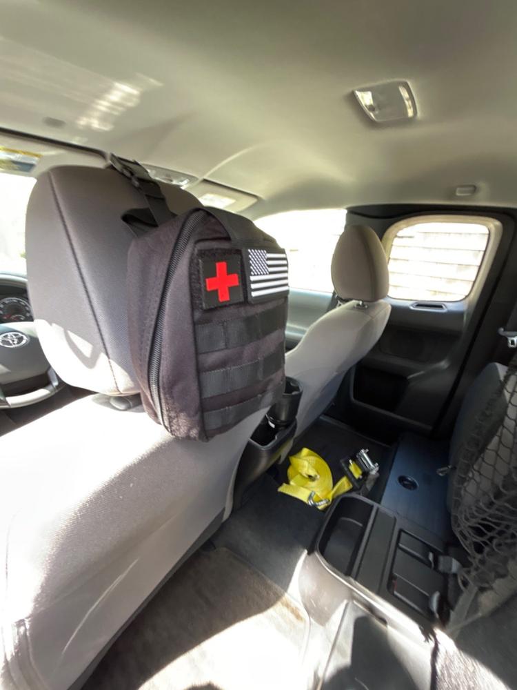 Molle Headrest Bag - Customer Photo From David S.