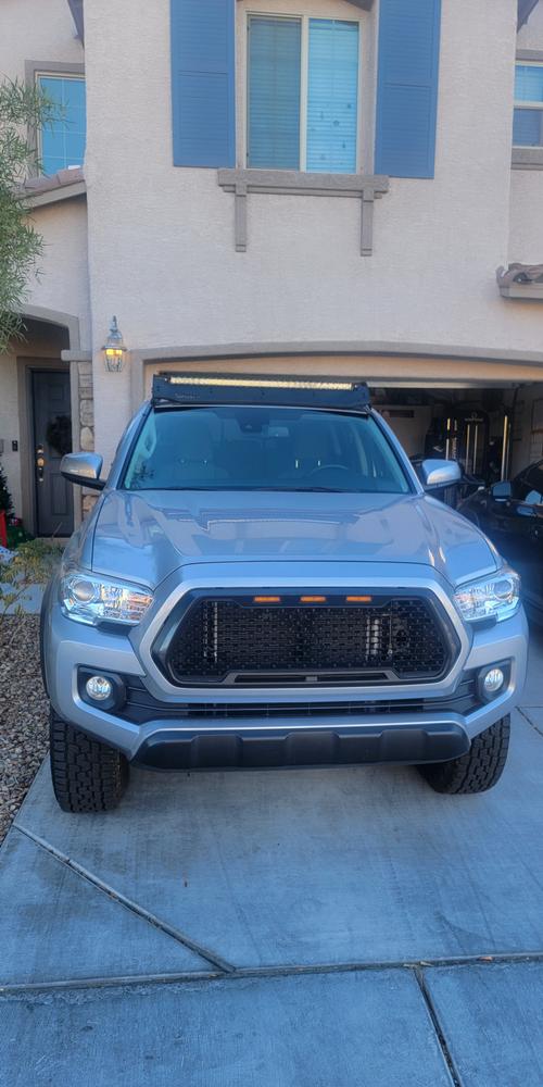 Cali Raised Prinsu Light Bar Kit For Tacoma - Customer Photo From Julio Morales