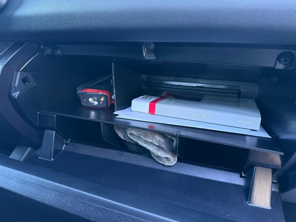 Center Console & Glove Box Organizer For Tacoma (2016-2023) - Customer Photo From Josh Martin