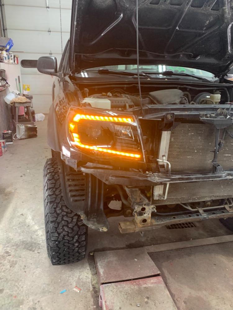 AlphaRex Pro Series Projector Tacoma Headlights (2005-2011) - Customer Photo From Gabe F.