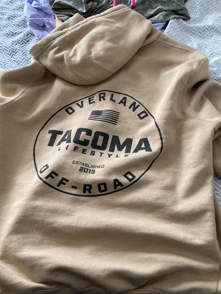 Tacoma Lifestyle Quicksand Overland Hoodie - Customer Photo From Tayler Hourtovenko