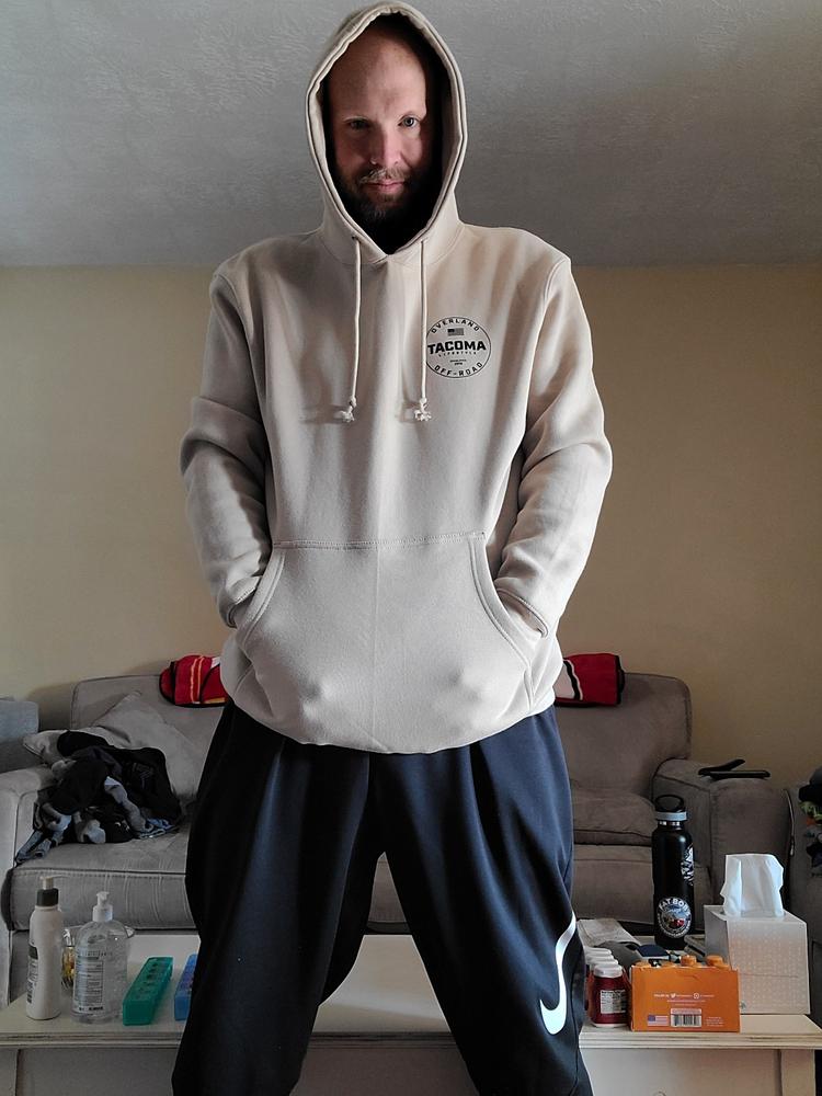 Tacoma Lifestyle Quicksand Overland Hoodie - Customer Photo From Justin Sanders