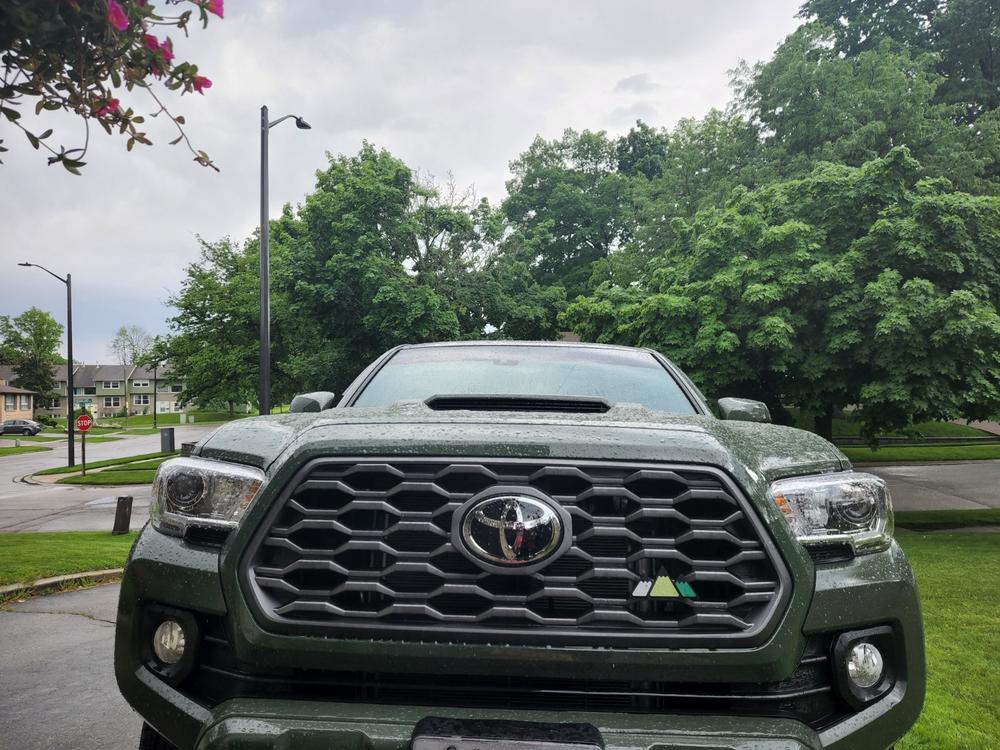 Taco Vinyl Mountain Grille Badge - Customer Photo From Justin