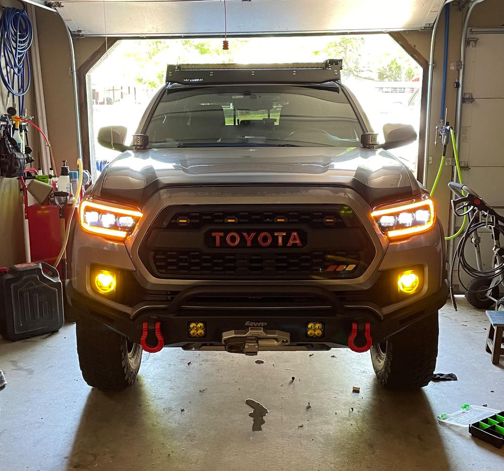 Morimoto XB LED Amber DRL Headlights For Tacoma (2016-2023) - Customer Photo From Cody S.