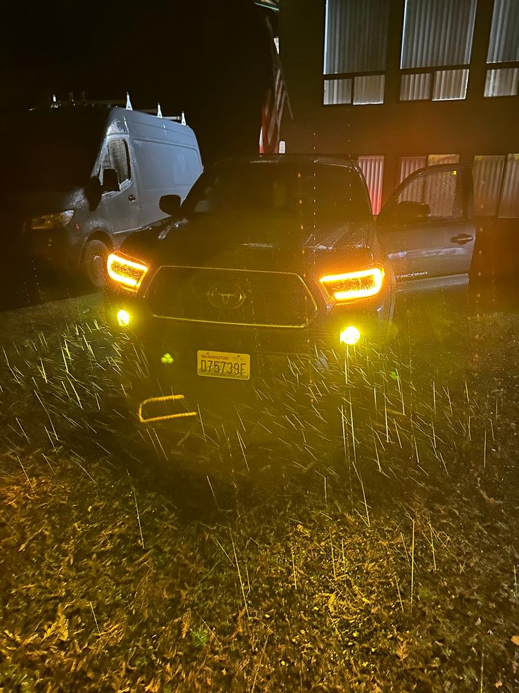 Morimoto XB LED Amber DRL Headlights For Tacoma (2016-2023) - Customer Photo From Stefan