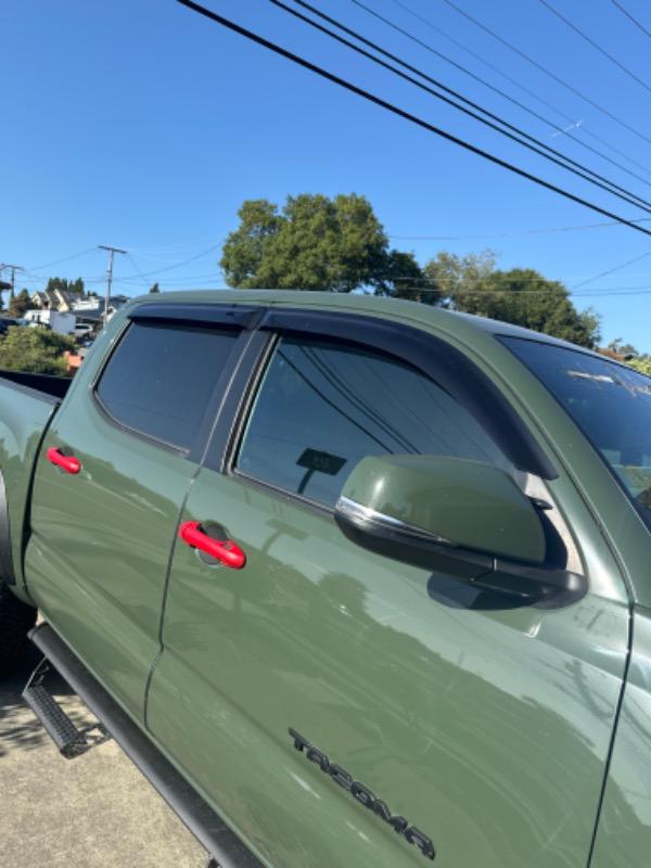 Window Deflectors For Tacoma (2016-2023) - Customer Photo From MICHAEL A.