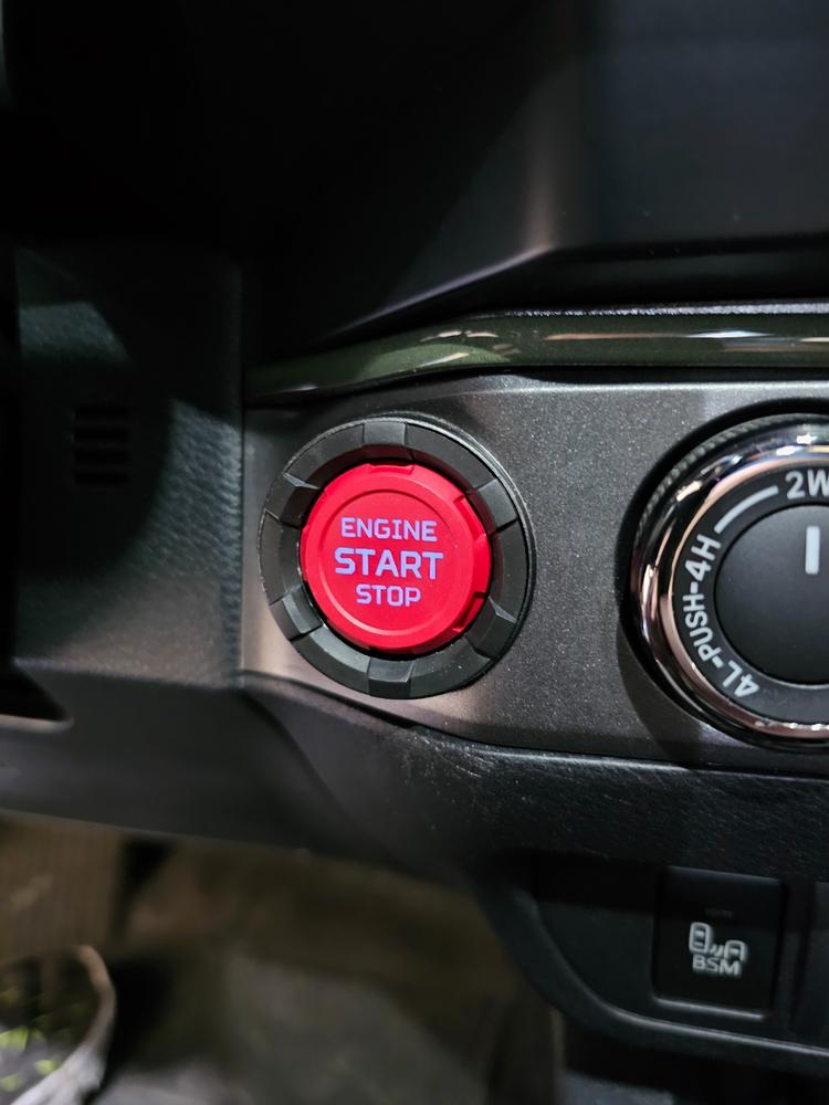 AJT Design Push Start Button For Tacoma (2016-2023) - Customer Photo From Rob H.
