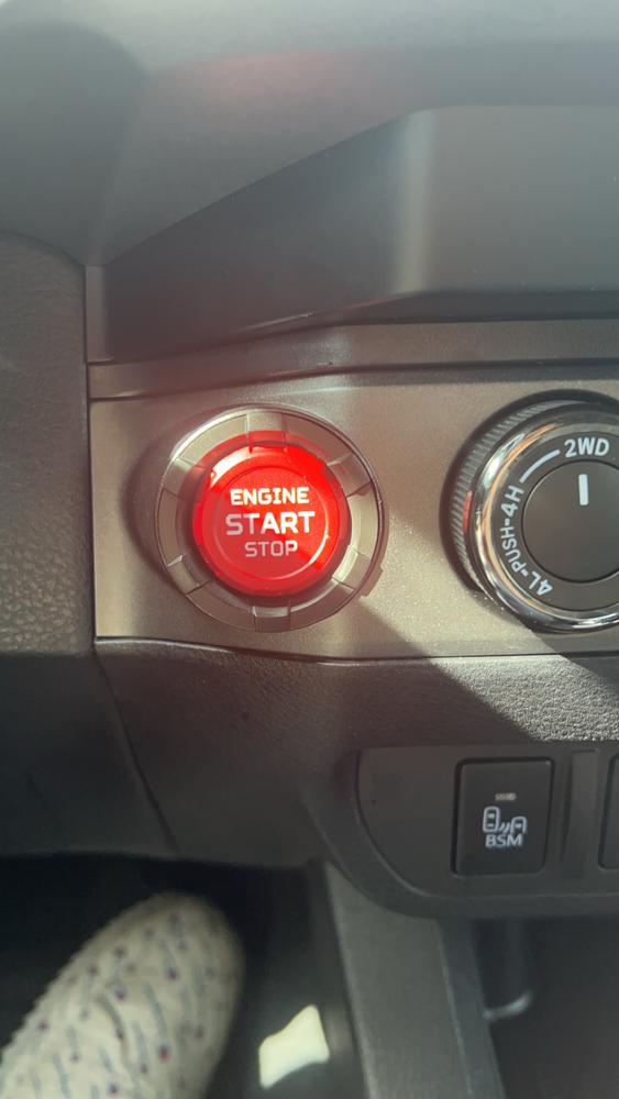 AJT Design Push Start Button For Tacoma (2016-2023) - Customer Photo From Kevin