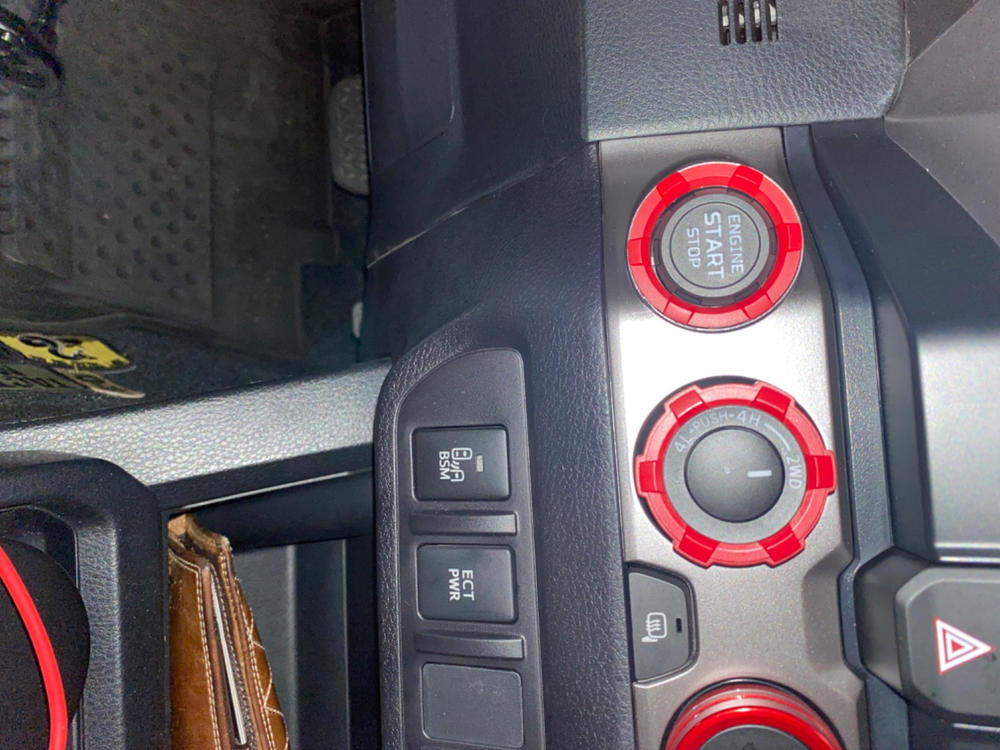 AJT Design Push Start Button For Tacoma (2016-2023) - Customer Photo From Tim P.