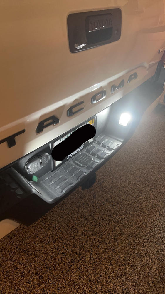 LED License Plate Lights For Tacoma (2016-2023) - Customer Photo From Colin W.