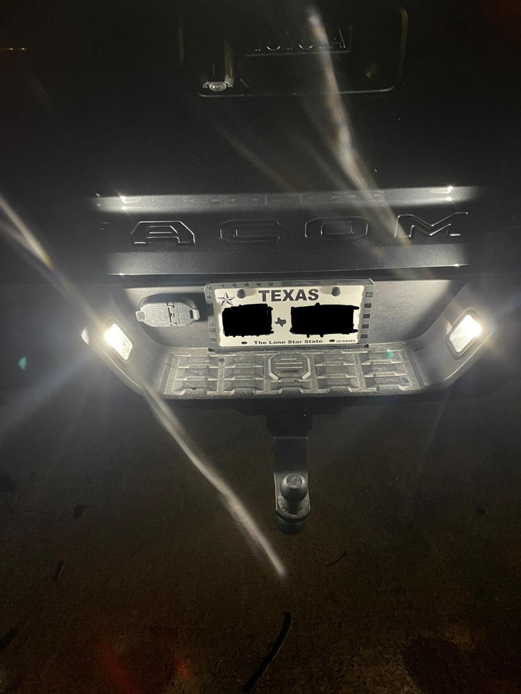 LED License Plate Lights For Tacoma (2016-2023) - Customer Photo From Tyler D.