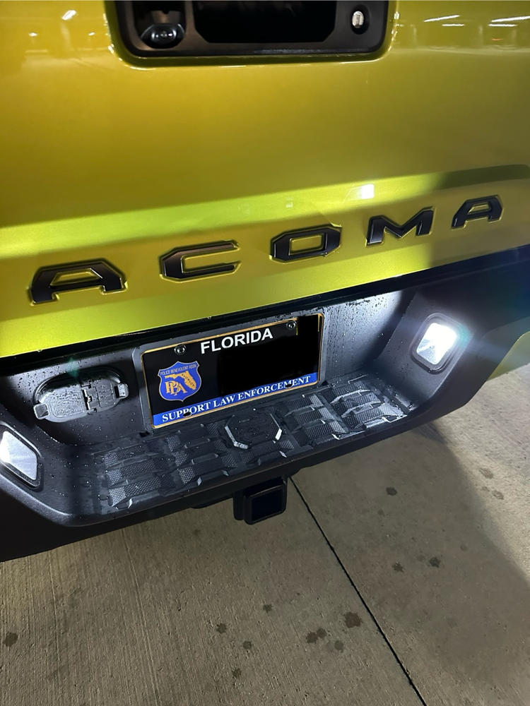 LED License Plate Lights For Tacoma (2016-2023) - Customer Photo From Edson M.