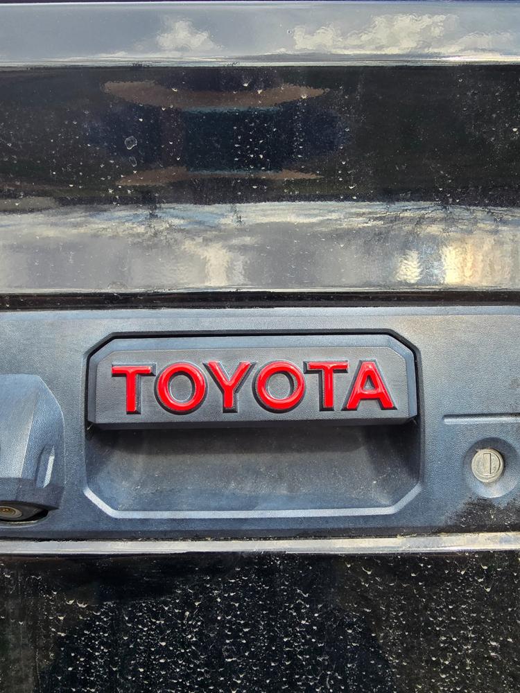 Tufskinz Tailgate Handle Letter Overlays For Tacoma (2016-2023) - Customer Photo From Ralph Alan Reid Jr.