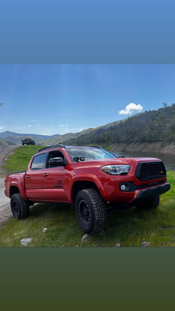 Tufskinz Tailgate Handle Letter Overlays For Tacoma (2016-2023) - Customer Photo From Victor T.