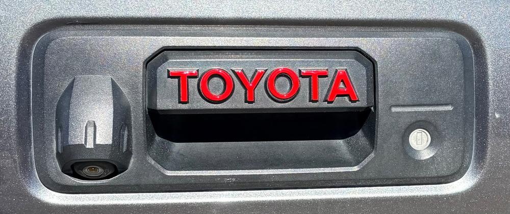 Tufskinz Tailgate Handle Letter Overlays For Tacoma (2016-2023) - Customer Photo From Jim Ridge