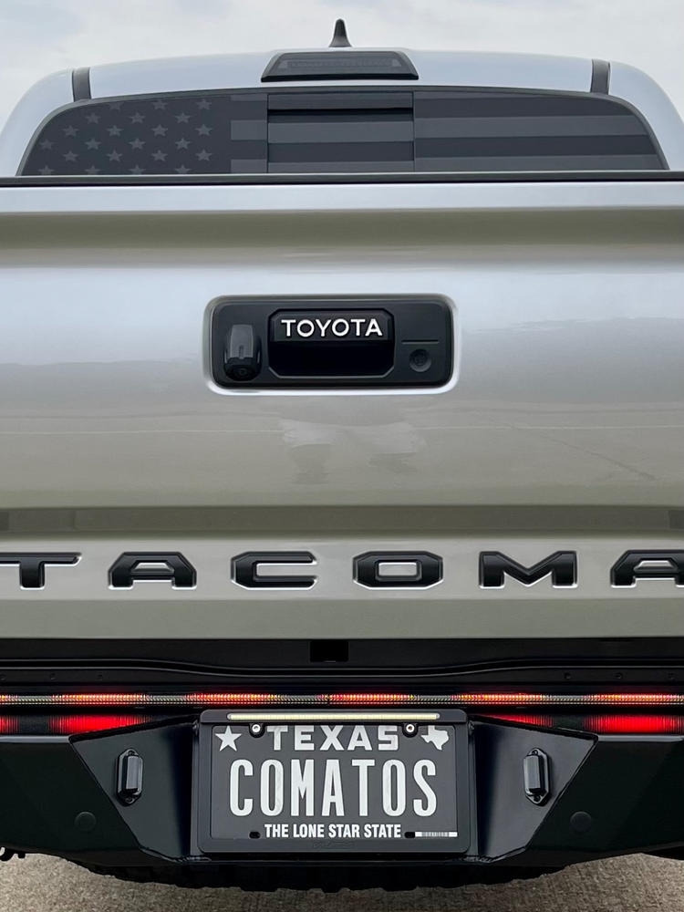 Tufskinz Tailgate Handle Letter Overlays For Tacoma (2016-2023) - Customer Photo From Trey A.