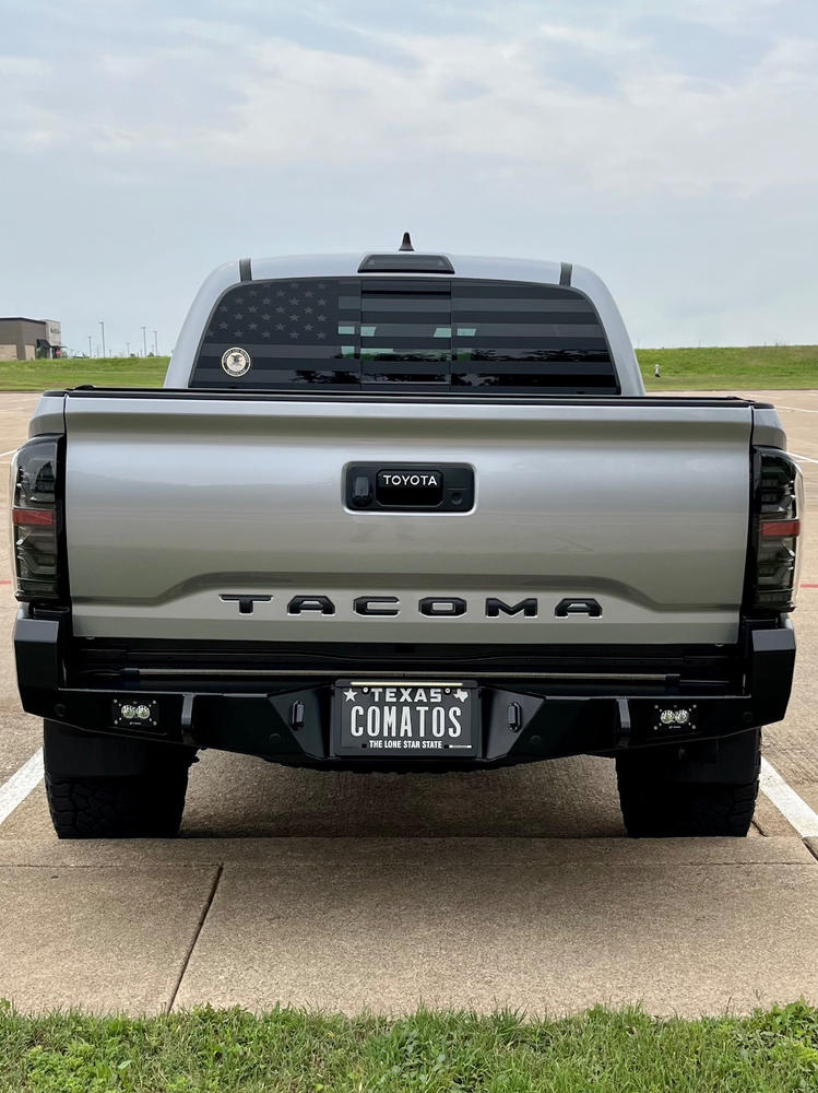 Tufskinz Tailgate Handle Letter Overlays For Tacoma (2016-2023) - Customer Photo From Trey A.