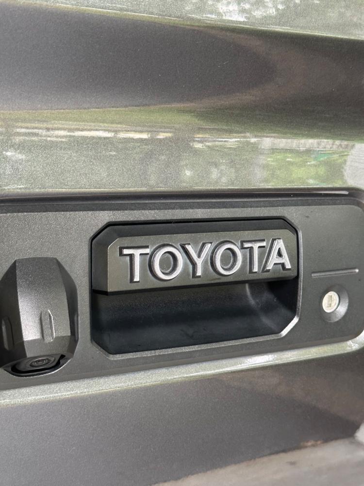 Tufskinz Tailgate Handle Letter Overlays For Tacoma (2016-2023) - Customer Photo From Dariel V.
