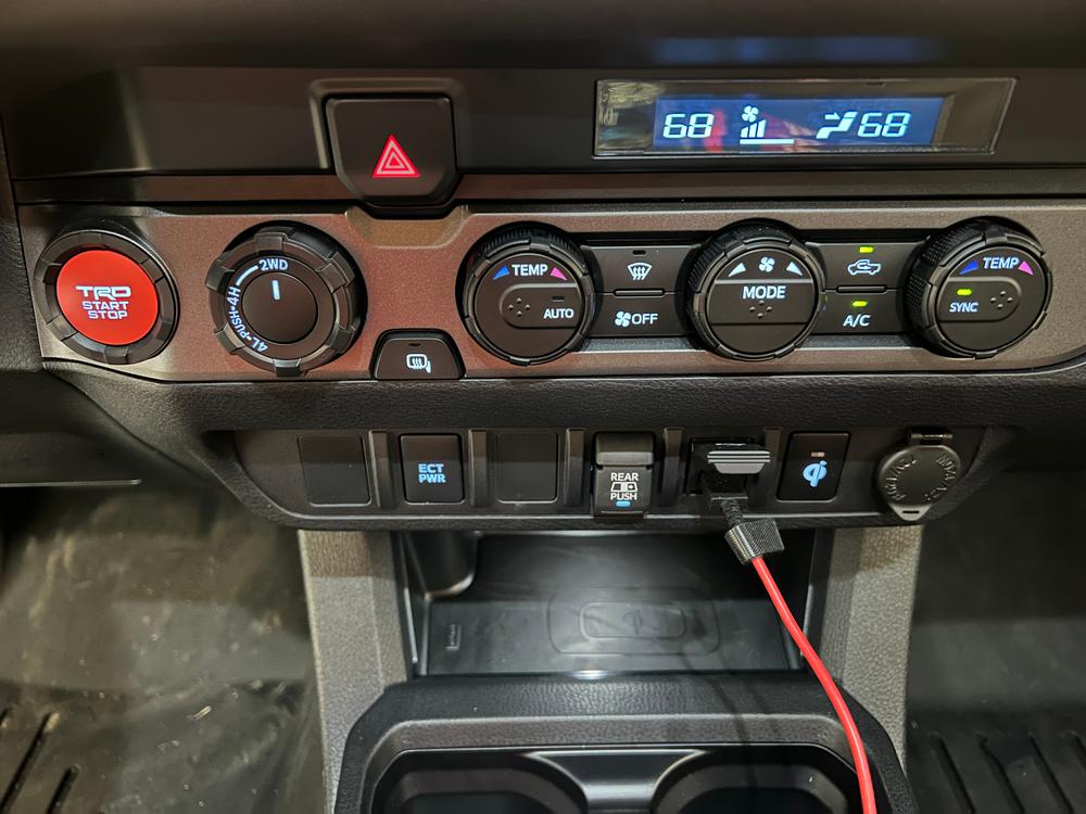 AJT Design Tacoma Climate Control Rings (2016-2022) - Customer Photo From Cody D.