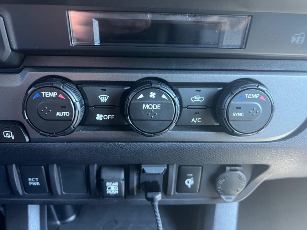 AJT Design Climate Control Rings For Tacoma (2016-2023) - Customer Photo From Colin M.