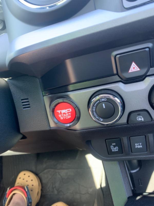AJT Design Start Button Ring For Tacoma (2016-2023) - Customer Photo From Chelsea H.