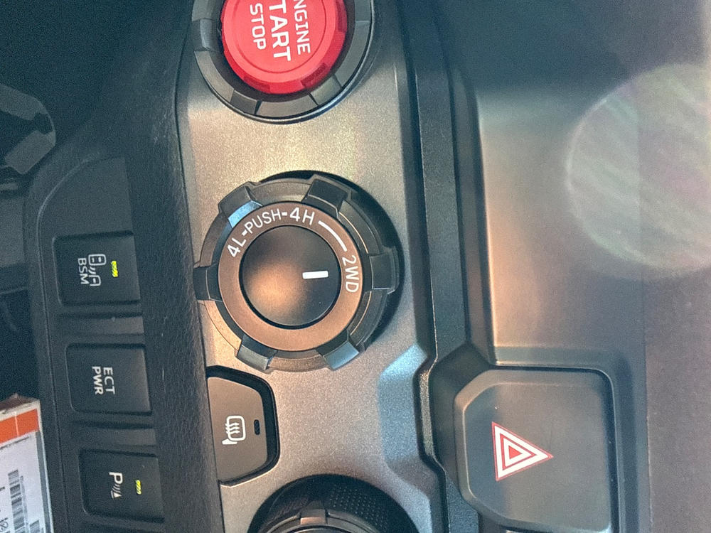 AJT Design 4x4 Knob For Tacoma (2016-2023) - Customer Photo From Carson Heaton