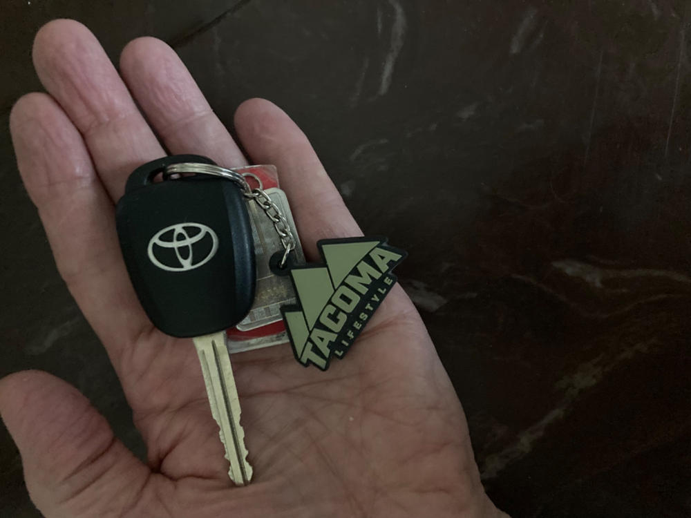 Tacoma Lifestyle Mini Patch Keychain - Customer Photo From Larry L.