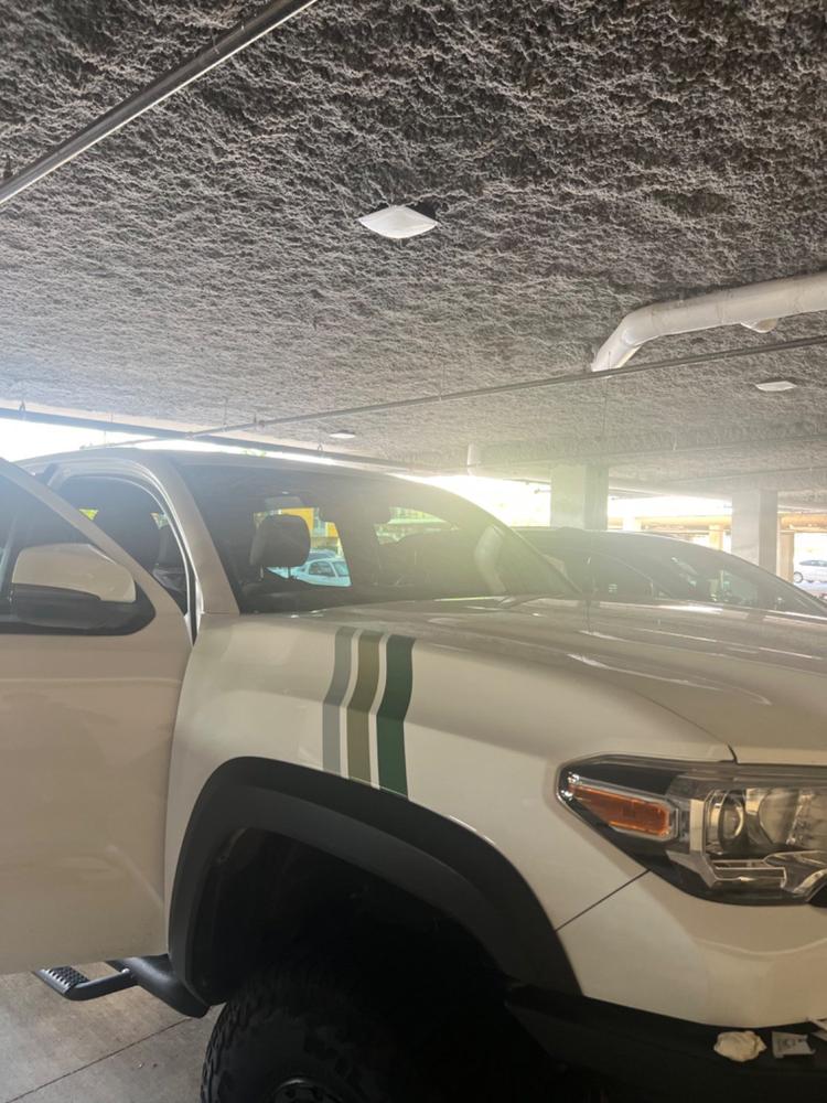 Taco Vinyl Medium Universal Decal - Customer Photo From Garret H.