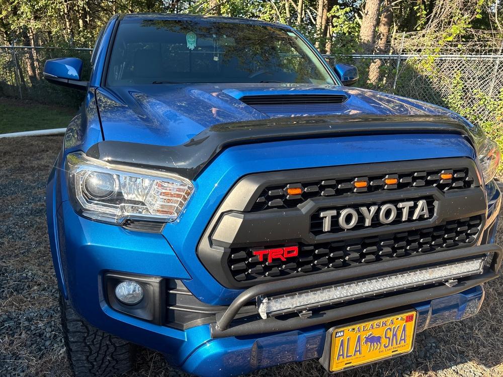 Husky Liners Bugflector II Hood Shield For Tacoma (2016-2023) - Customer Photo From Derrik Moore