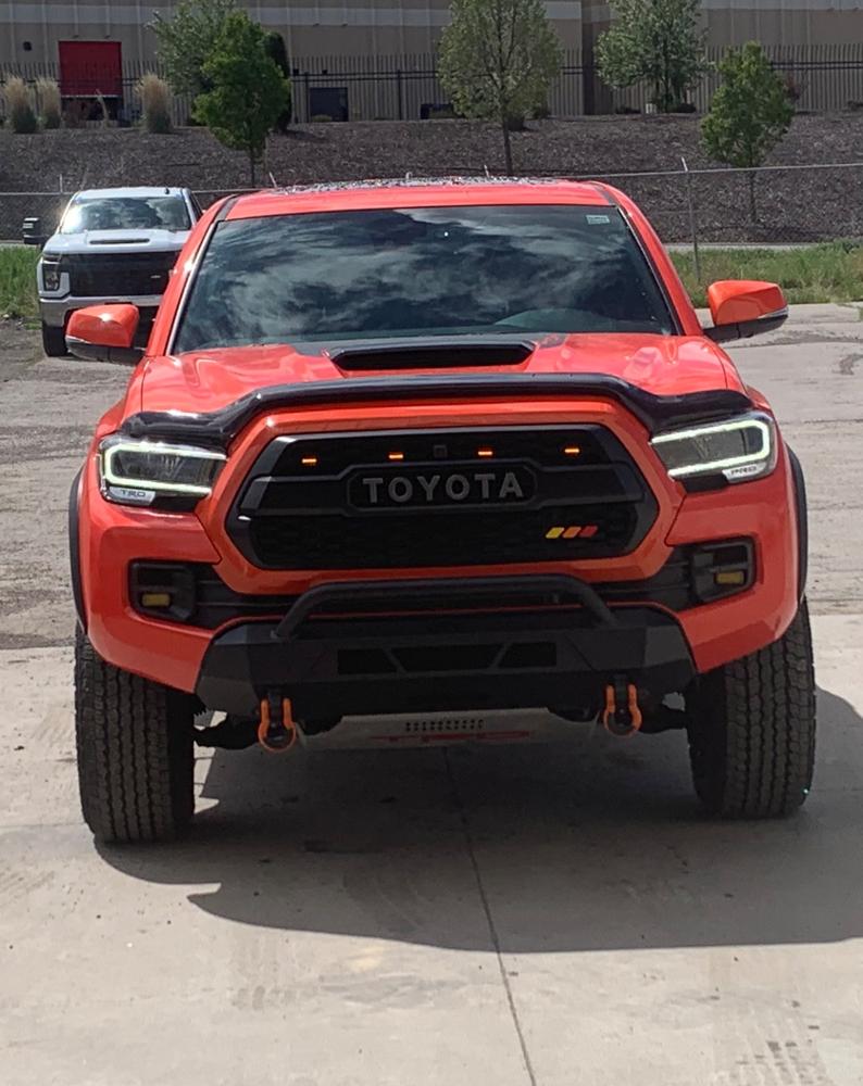 Husky Liners Bugflector II Hood Shield For Tacoma (2016-2023) - Customer Photo From Lyman Johnson