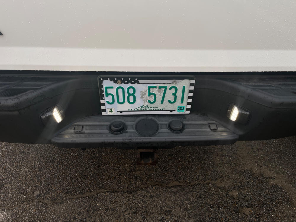 Tacoma LED License Plate Lights (2005-2015) - Customer Photo From Allison M.