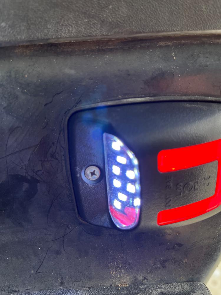 LED License Plate Lights For Tacoma (2005-2015) - Customer Photo From Horacio
