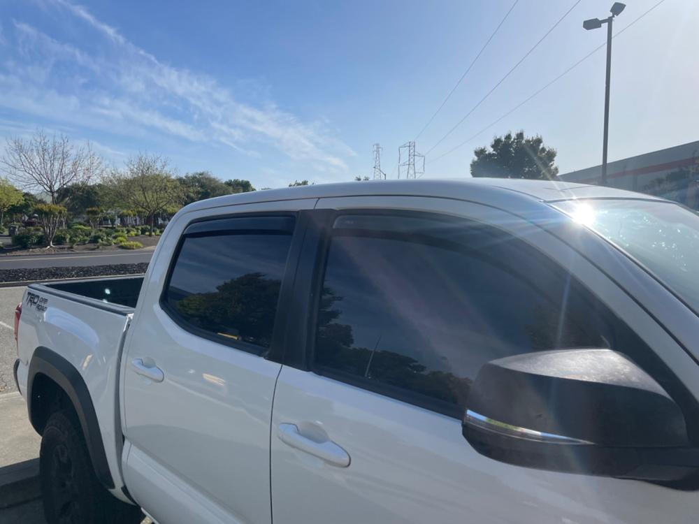 AVS In-Channel Window Visor For Tacoma (2016-2023) - Customer Photo From Armando Ruiz