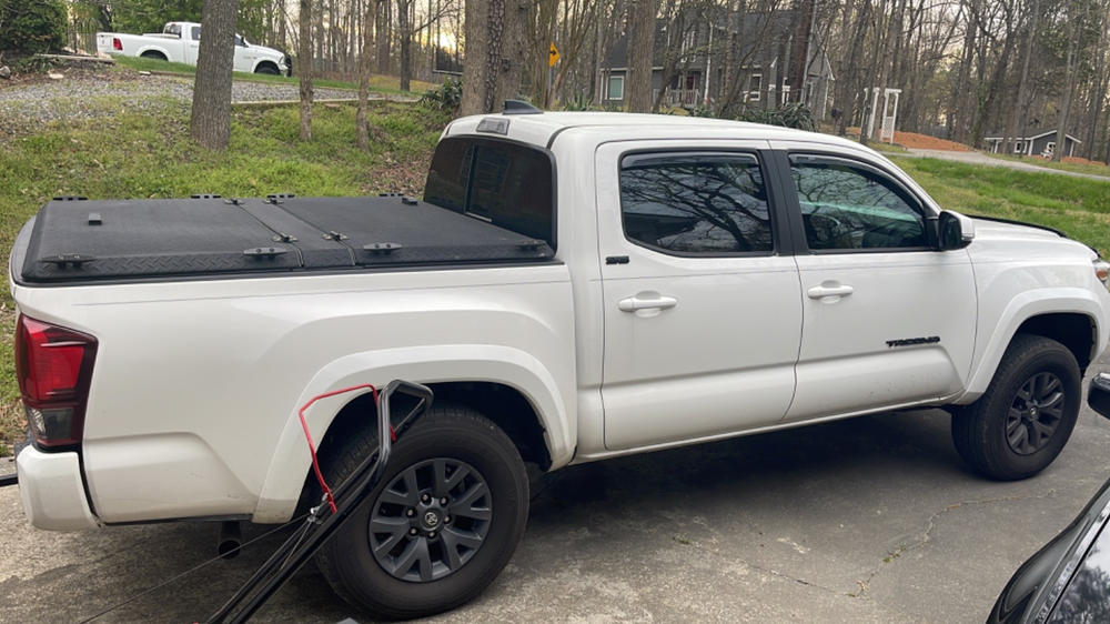 AVS In-Channel Window Visor For Tacoma (2016-2023) - Customer Photo From James T.