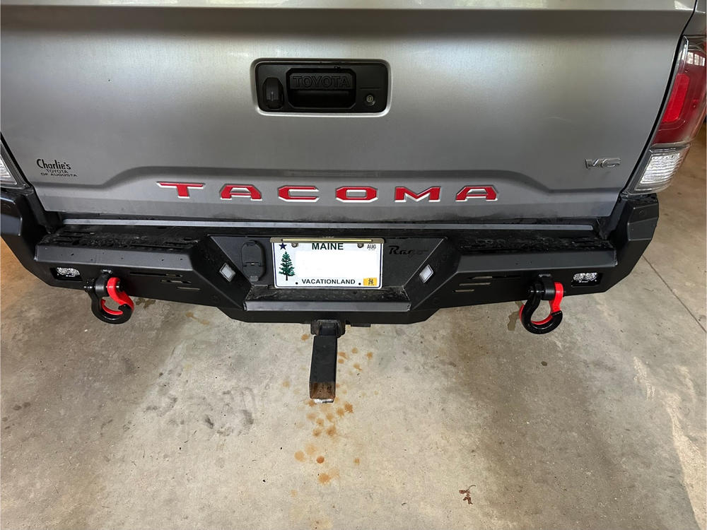 Rago Rear Bumper For Tacoma (2016-2023) - Customer Photo From John Huston