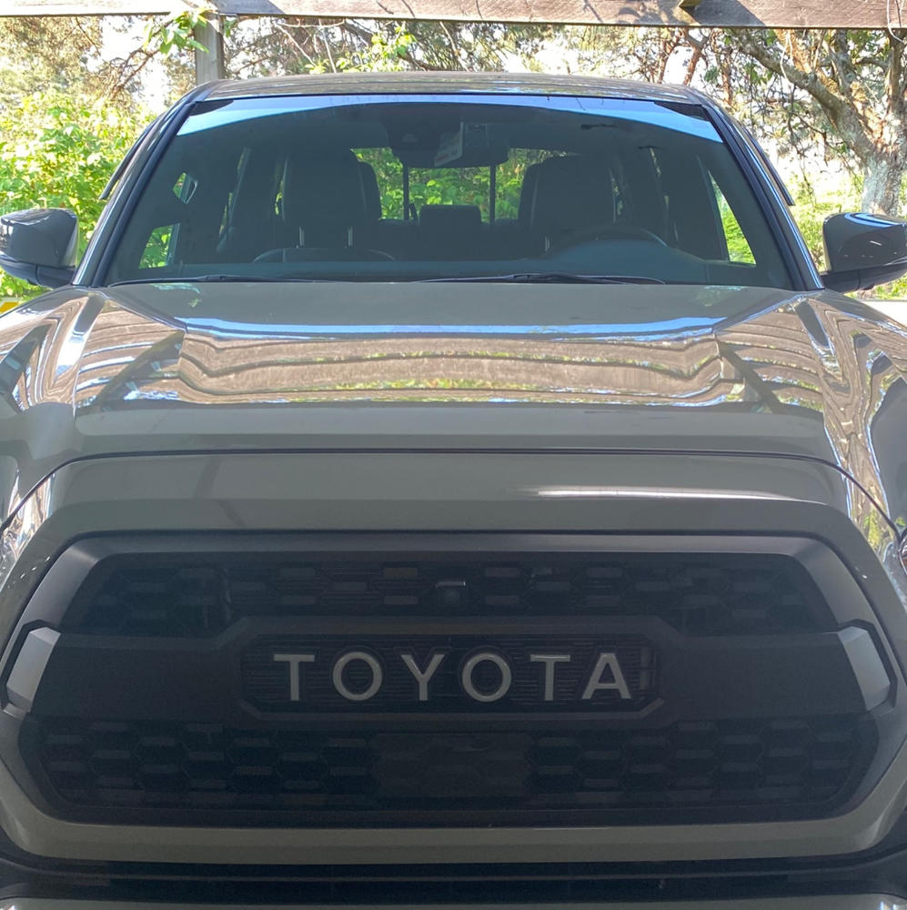 Tufskinz Grille Letter Overlays For Tacoma (2016-2023) - Customer Photo From Josh M.