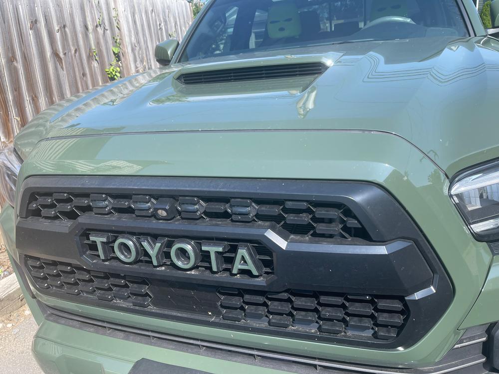 Tufskinz Grille Letter Overlays For Tacoma (2016-2023) - Customer Photo From Pdub