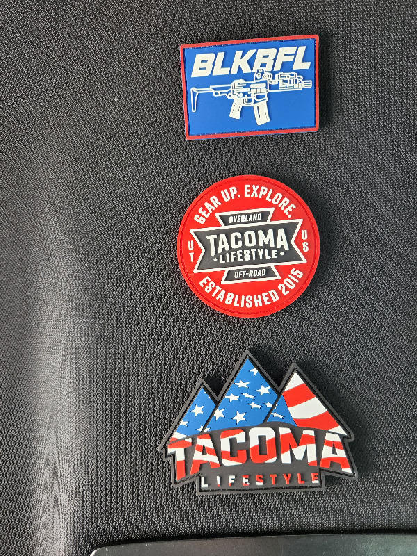 Tacoma Lifestyle Red Flagstaff Patch - Customer Photo From Jim M.