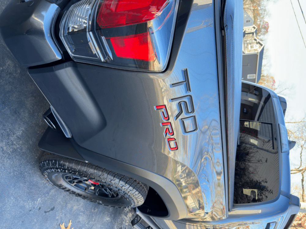 Tufskinz Bed Side Letter Inserts For Tacoma Pro (2022-2023) - Customer Photo From Justin K.