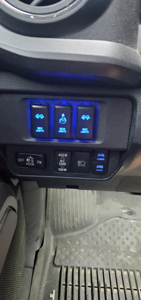 OEM Style Light Switches For Tacoma - Customer Photo From Steven Murphy