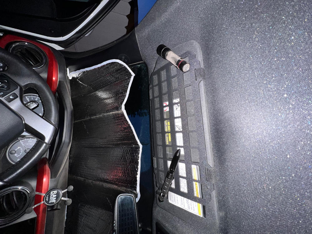Tactical Sun Visor Molle Panel - Customer Photo From Tom Freitas
