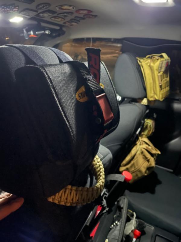 Tacoma Lifestyle Tactical Headrest Molle Panel - Customer Photo From Brandon D.