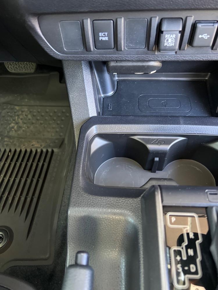 Z Precision Cup Holder For Tacoma (2016-2023) - Customer Photo From Mark P.