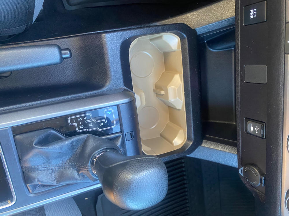 AJT Designs Oversize Cup Holder For Tacoma (2016-2023) - Customer Photo From Levi B.