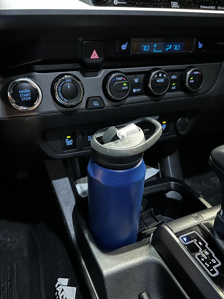 AJT Designs Oversize Cup Holder For Tacoma (2016-2023) - Customer Photo From Seth P.