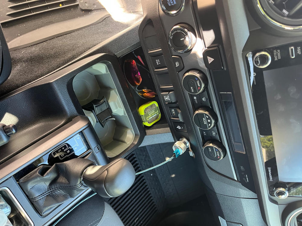 AJT Designs Oversize Cup Holder For Tacoma (2016-2023) - Customer Photo From Greg Yamamoto