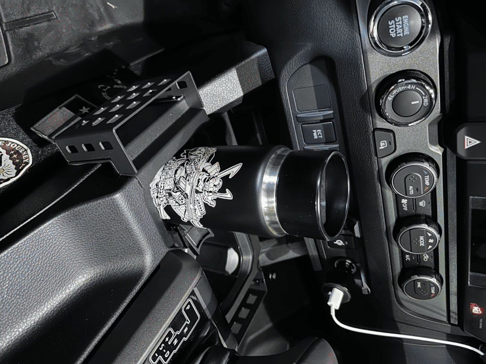 AJT Designs Oversize Cup Holder For Tacoma (2016-2023) - Customer Photo From Ken M.